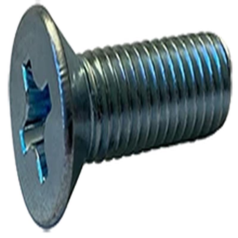 [10000 BULK] Machine Screws Phil 100 Degree Flat Steel Zinc Plated 4-40 X 3/16