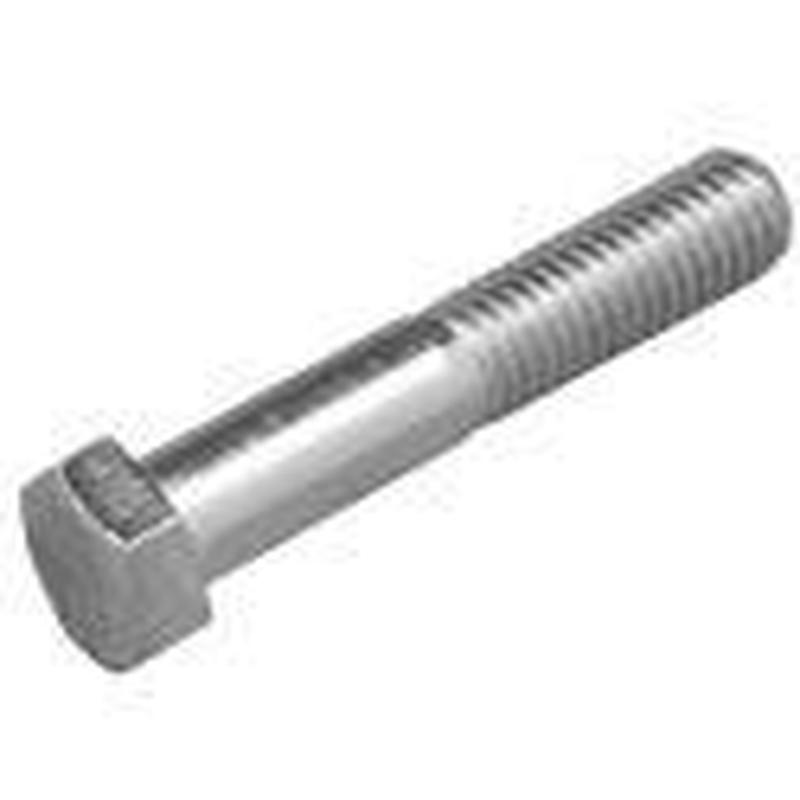 [100 PKG] Hex Head Cap Screws Grade 5 Steel Zinc Plated 1/4-20 X 1