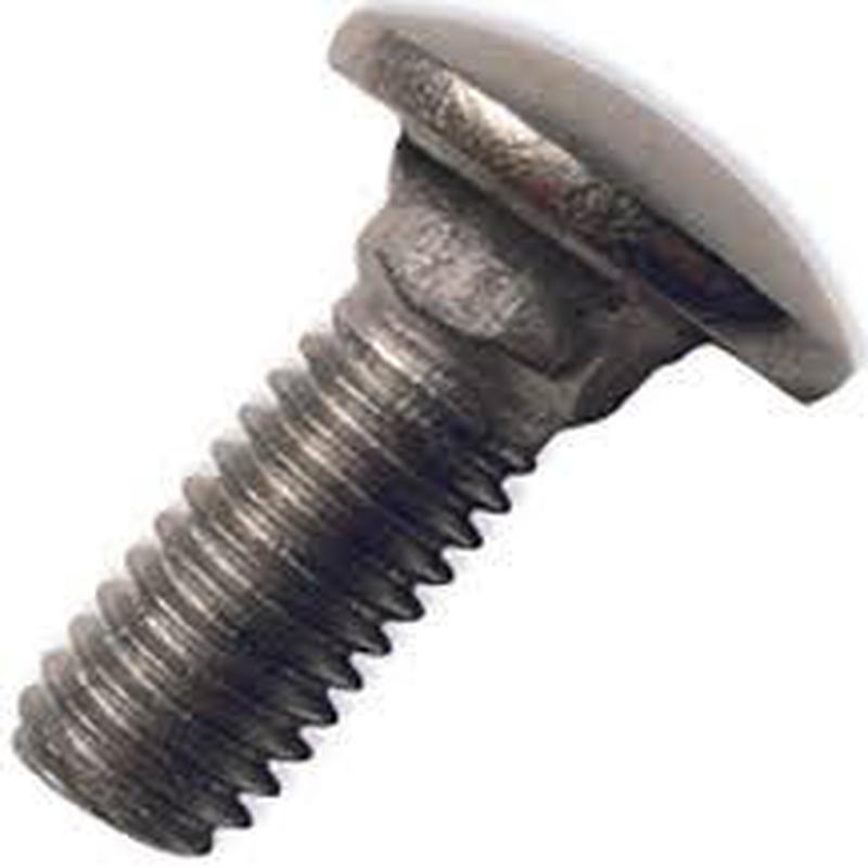 [25 PKG] A307 Grade A Steel Hot Dipped Galvanized Coarse Carriage Bolts 3/8-16 x 4 1/2
