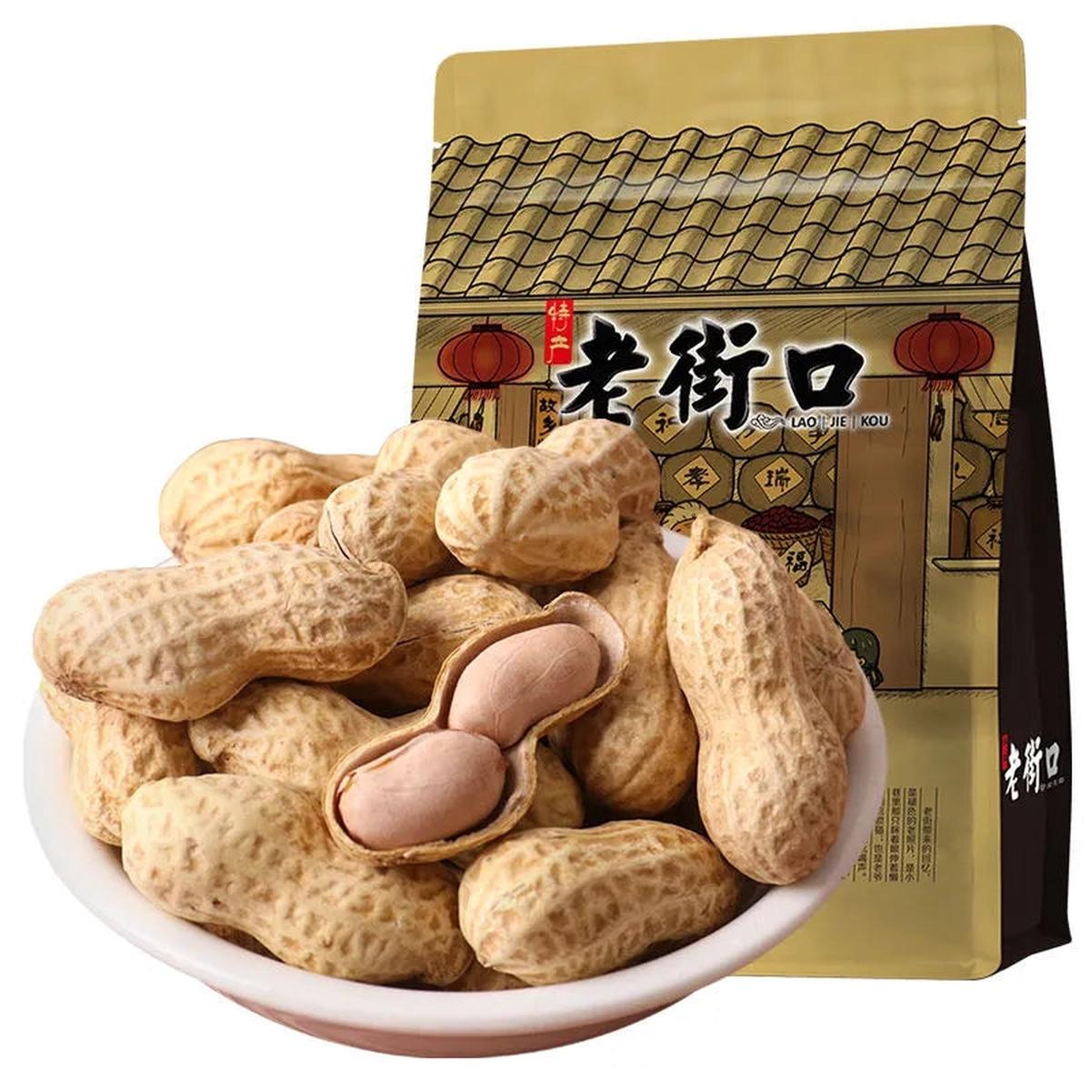-  LJK Garlic Flavored Peanuts (In Shell) 420 g  #5144