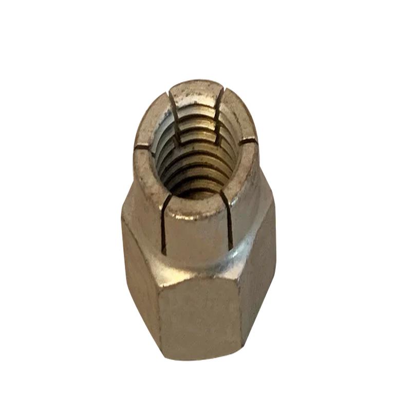 [1000 BULK] Hex Lock Nuts Flex Type Steel Cadmium & Wax 10/32