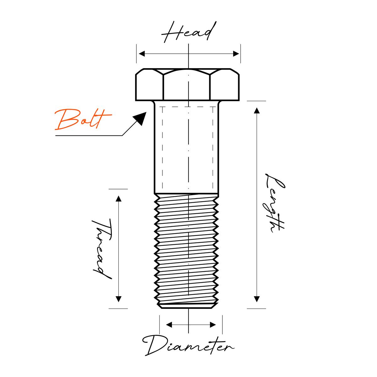 Bolt 24 X  90 High Tensile Galvanized