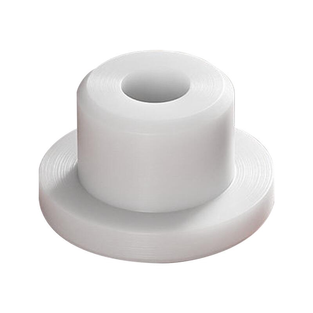 50.3mm Hollow White Silicone Rubber Hole Plug 2 Pcs