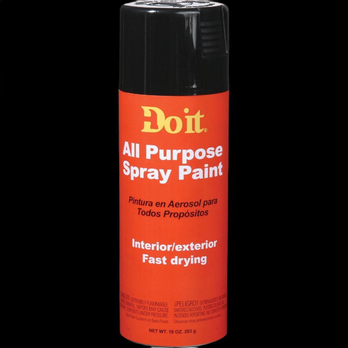 Do it Best Black All Purpose Gloss Spray Paint, 10 oz.