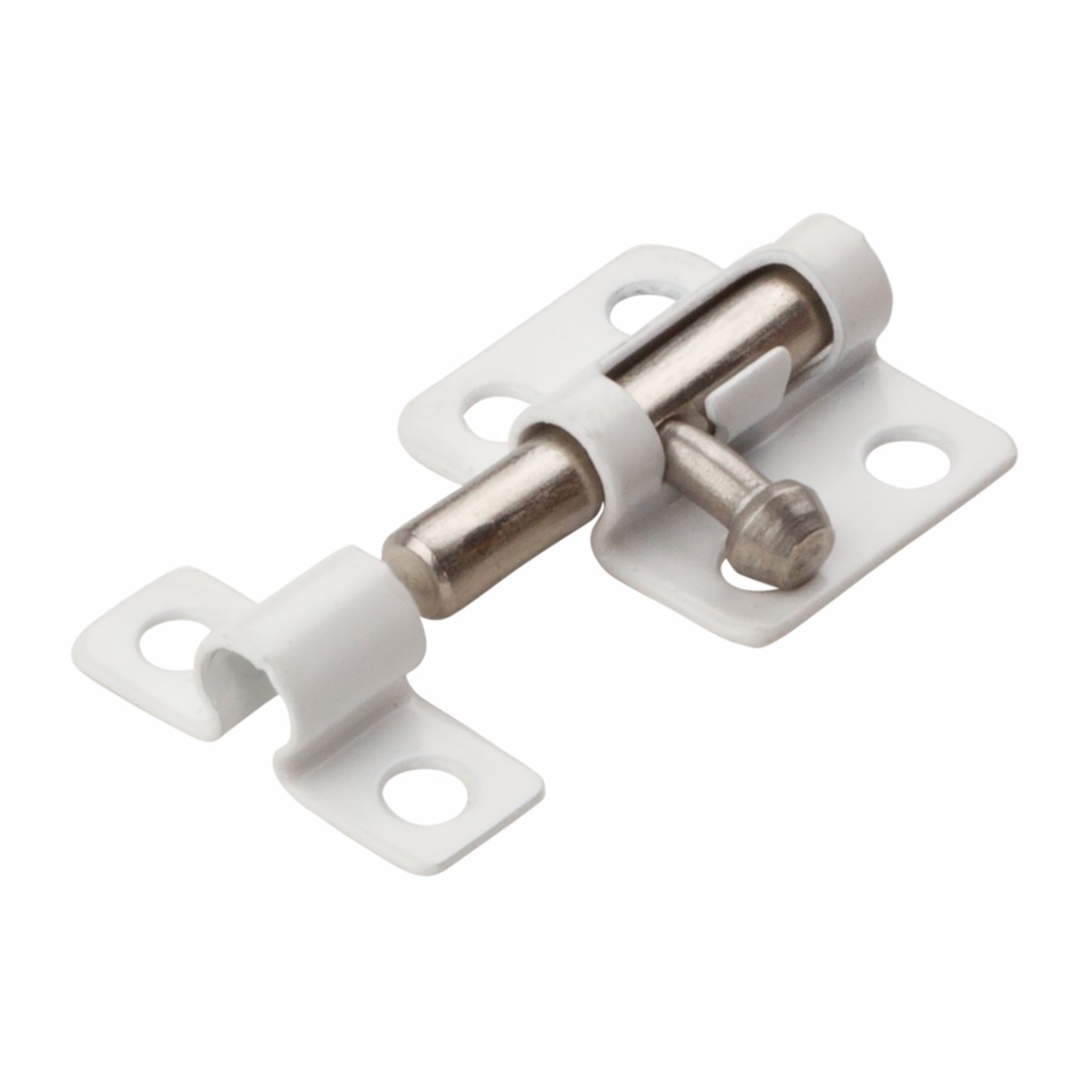 National Hardware 2" White Cellar Window Barrel Bolt