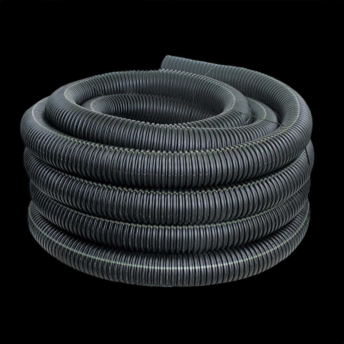 Advanced Drainage Systems Corrugated Solid Drain Pipe, 4 In. x 100 Ft.